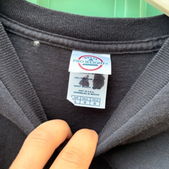 Vintage BOSS HOG Motorcycle Shirt Men LARGE Harley Chopper Laconia - Picture 3 of 5